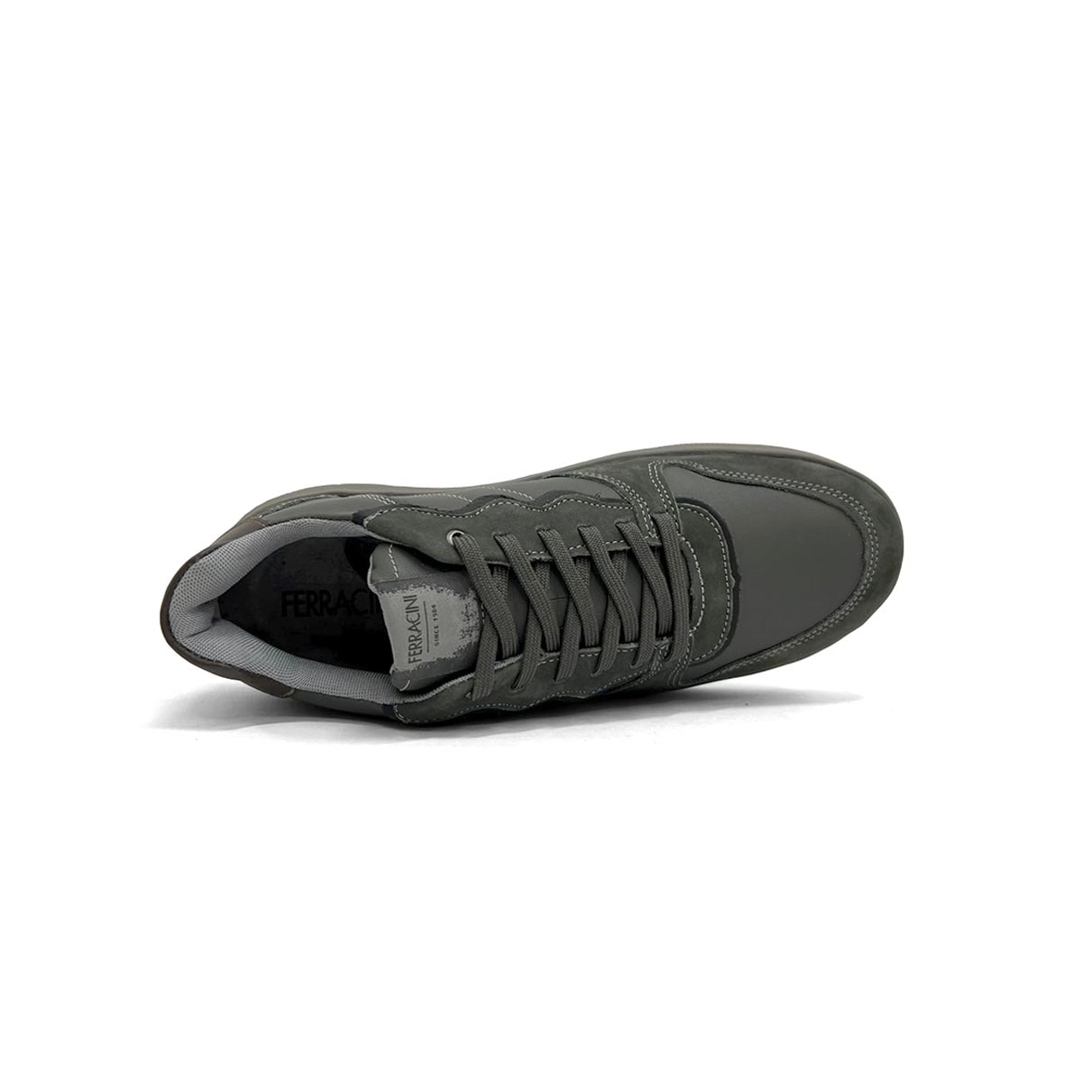 Tênis Ferracini Casual Couro Dream 9061-683B Titanium Chumbo Tênis Ferracini Casual Couro Dream 9061-683B Titanium Chumbo