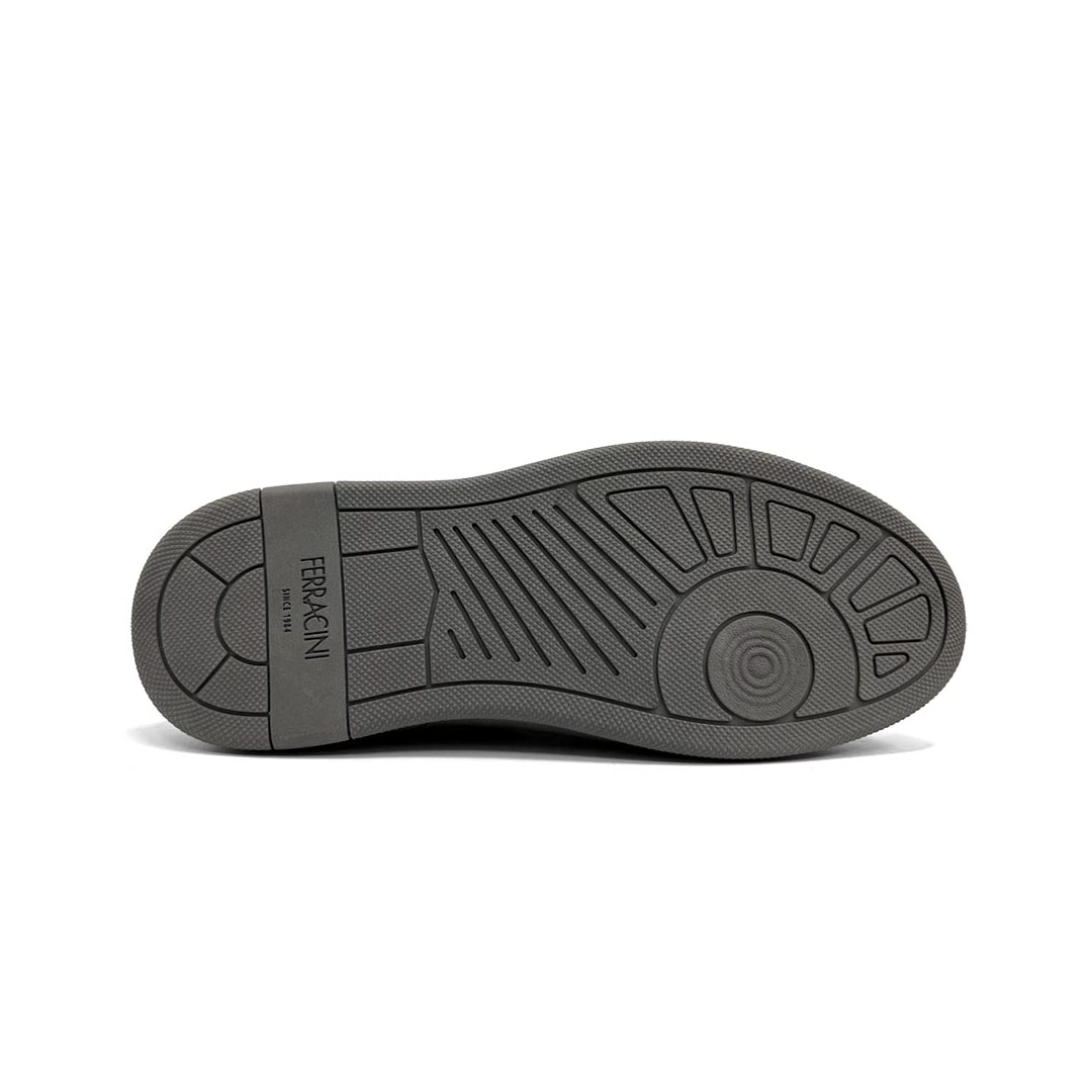Tênis Ferracini Casual Couro Dream 9061-683B Titanium Chumbo