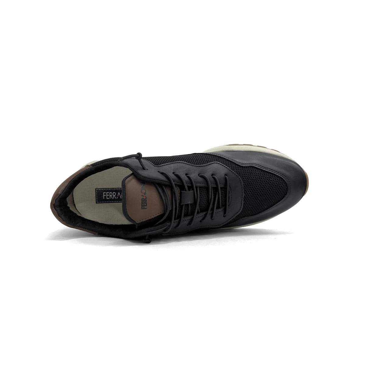 Tênis Ferracini Casual Couro Ducati Fr 1691A Preto Tênis Ferracini Casual Couro Ducati Fr 1691A Preto