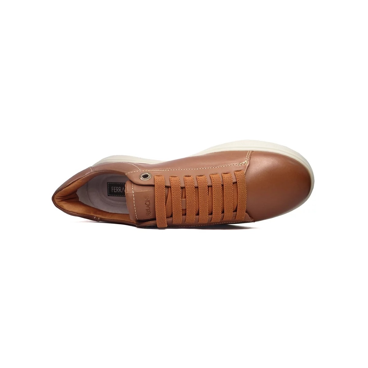 Tênis Ferracini Casual Couro Logan Ba Conhaque Tênis Ferracini Casual Couro Logan Ba Conhaque