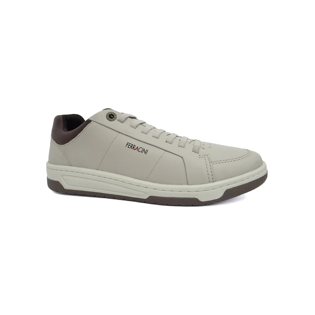 Tênis Ferracini Casual Masculino 8050-617 Vox Ba Cinza Claro Tênis Ferracini Casual Masculino 8050-617 Vox Ba Cinza Claro