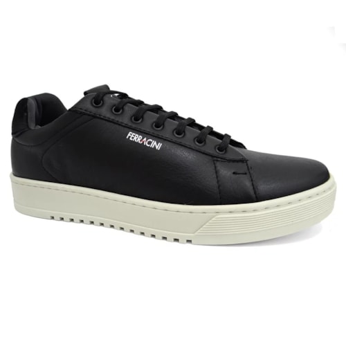 Tenis Ferracini Casual Masculino 9130-694 City Preto