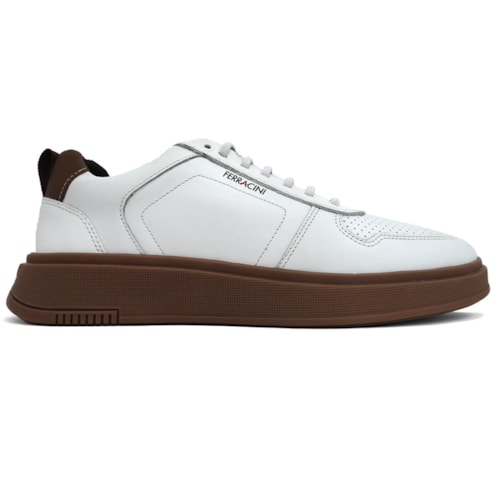 Detalhe - Tênis Ferracini Casual Masculino 9314-678 Branco