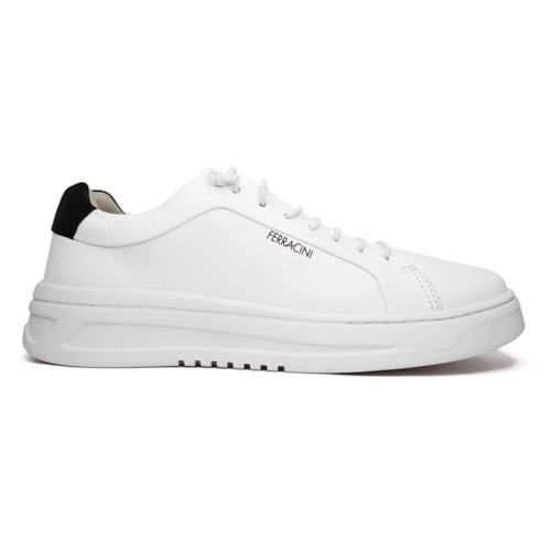 Tenis Ferracini Casual Masculino 9751-617D Gold Branco