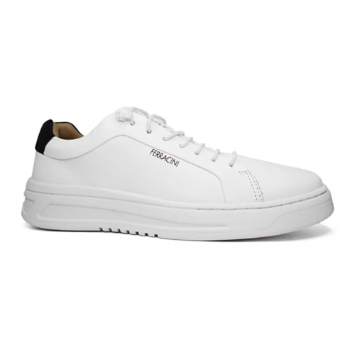 Tenis Ferracini Casual Masculino 9751-617D Gold Branco