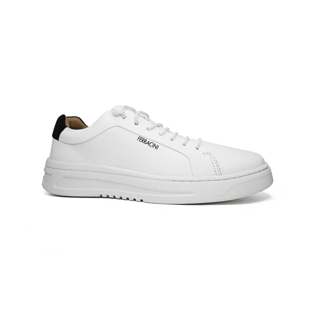 Tênis Ferracini Casual Masculino 9751-617D Gold Branco Tênis Ferracini Casual Masculino 9751-617D Gold Branco