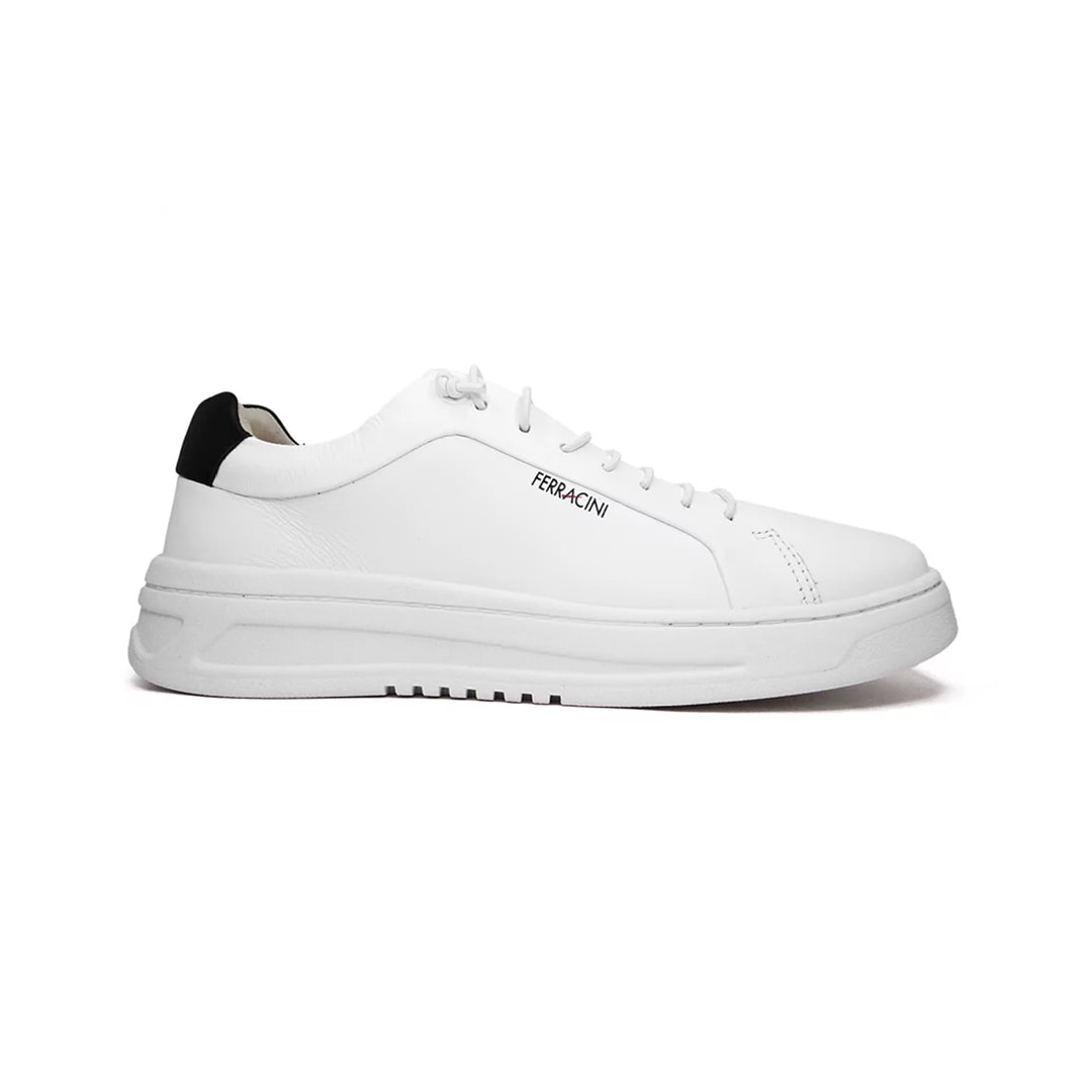 Tênis Ferracini Casual Masculino 9751-617D Gold Branco