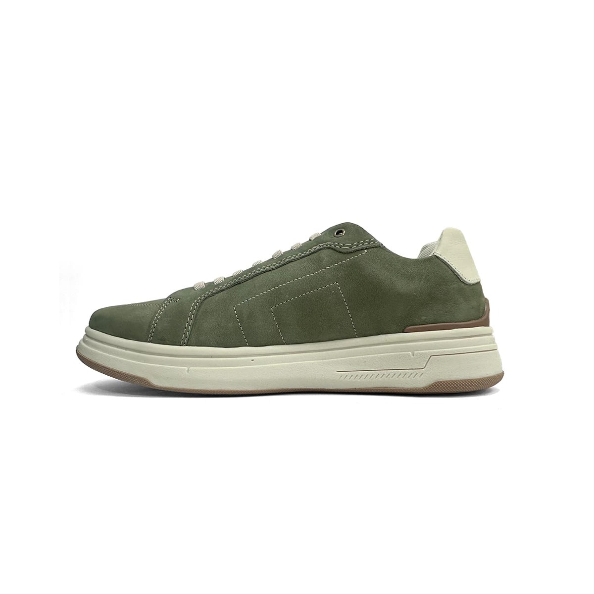 Tênis Ferracini Masculino Couro 7161-683E Verde Militar Tênis Ferracini Masculino Couro 7161-683E Verde Militar