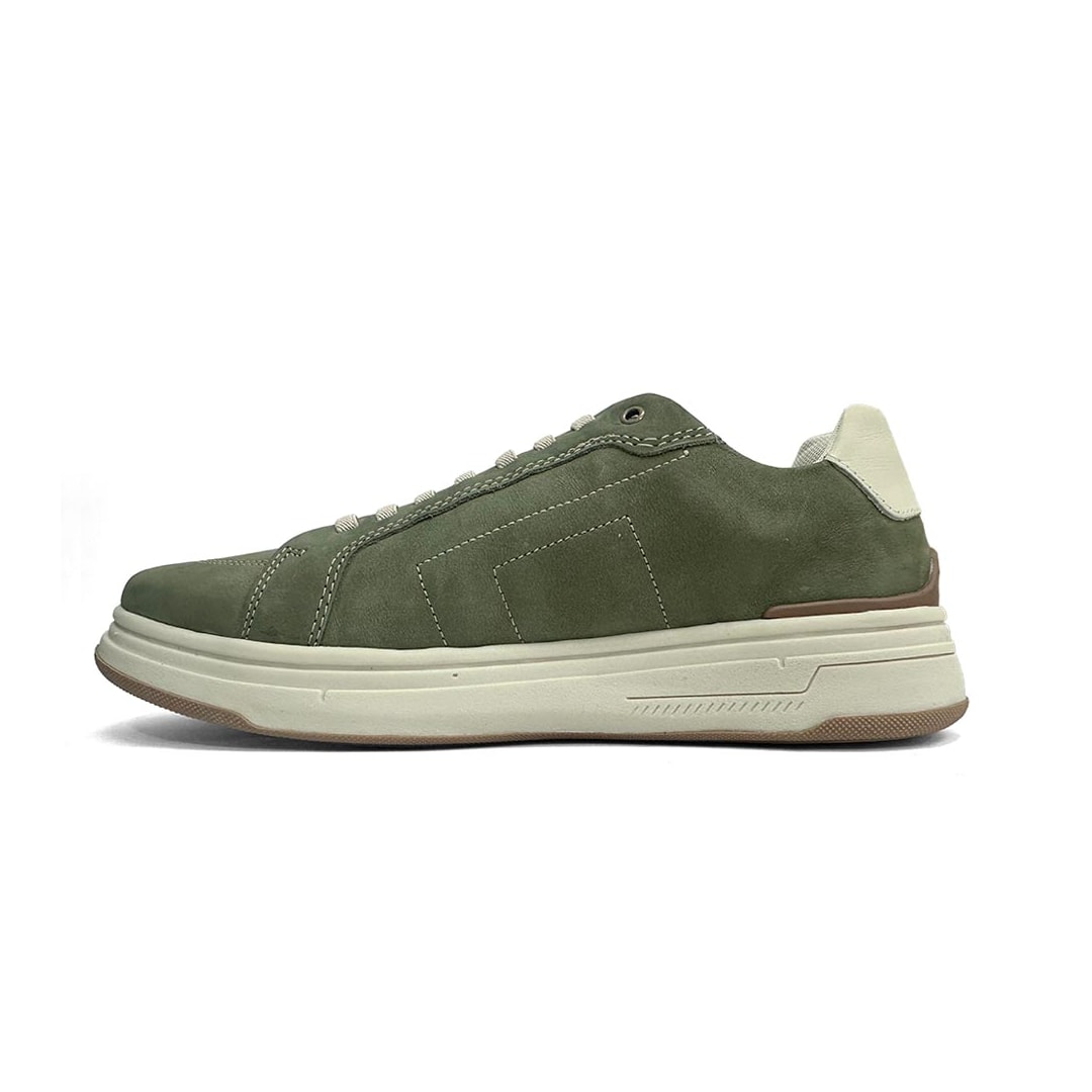 Tênis Ferracini Masculino Couro 7161-683E Verde Militar Tênis Ferracini Masculino Couro 7161-683E Verde Militar