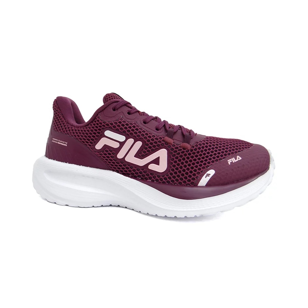 Tênis Fila Athlon Feminino 1092564 Bordo/Rosa Claro/Bra