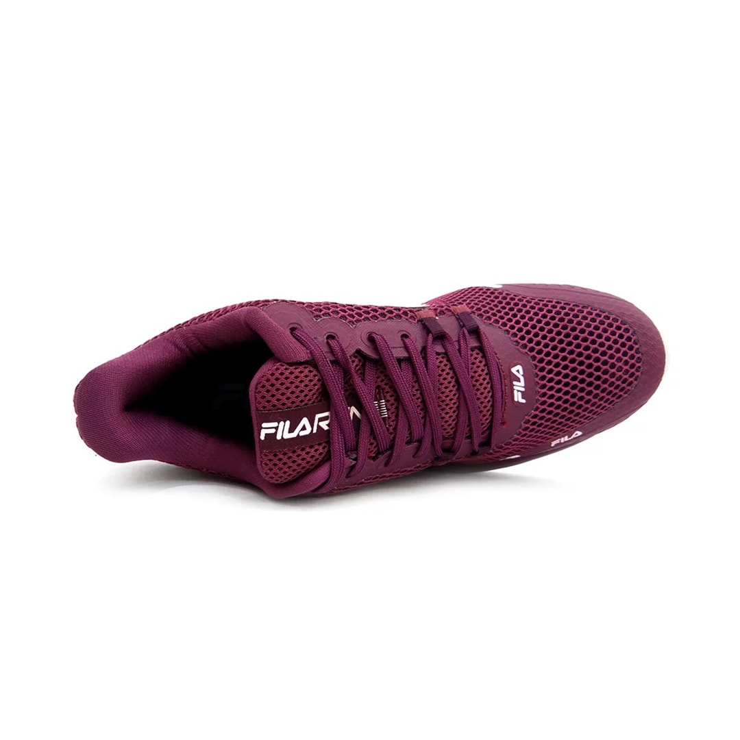 Tênis Fila Athlon Feminino 1092564 Bordo/Rosa Claro/Bra Tênis Fila Athlon Feminino 1092564 Bordo/Rosa Claro/Bra