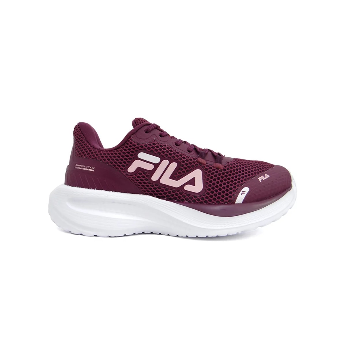 Tênis Fila Athlon Feminino 1092564 Bordo/Rosa Claro/Bra Tênis Fila Athlon Feminino 1092564 Bordo/Rosa Claro/Bra