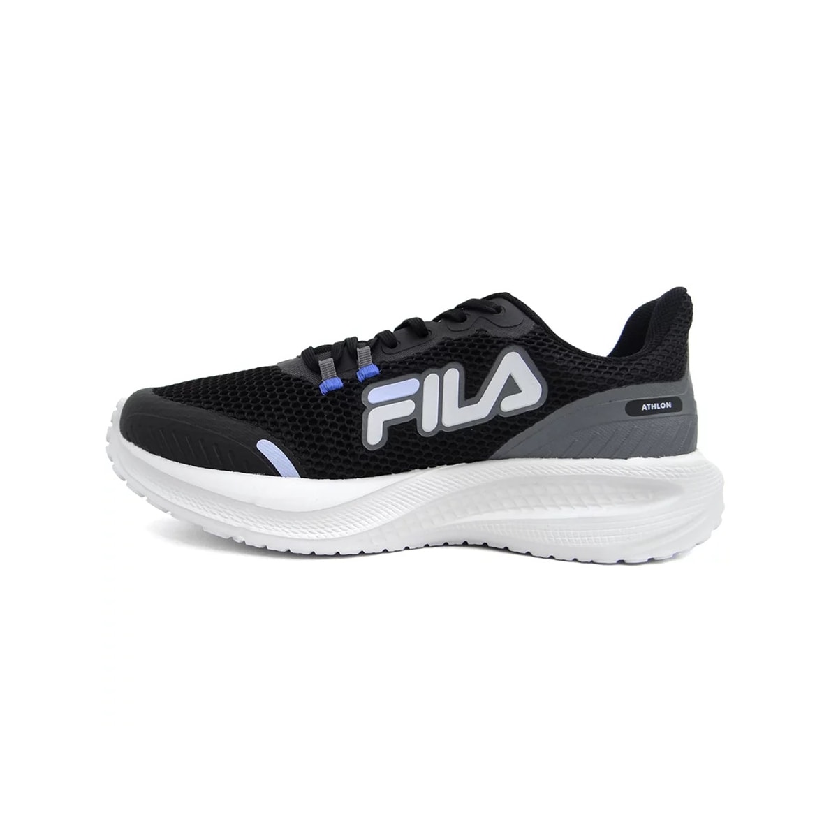 Tênis Fila Athlon Masculino 1092544 Preto/Royal/Azul Cla Tênis Fila Athlon Masculino 1092544 Preto/Royal/Azul Cla
