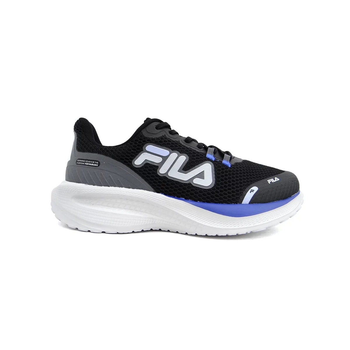 Tênis Fila Athlon Masculino 1092544 Preto/Royal/Azul Cla Tênis Fila Athlon Masculino 1092544 Preto/Royal/Azul Cla
