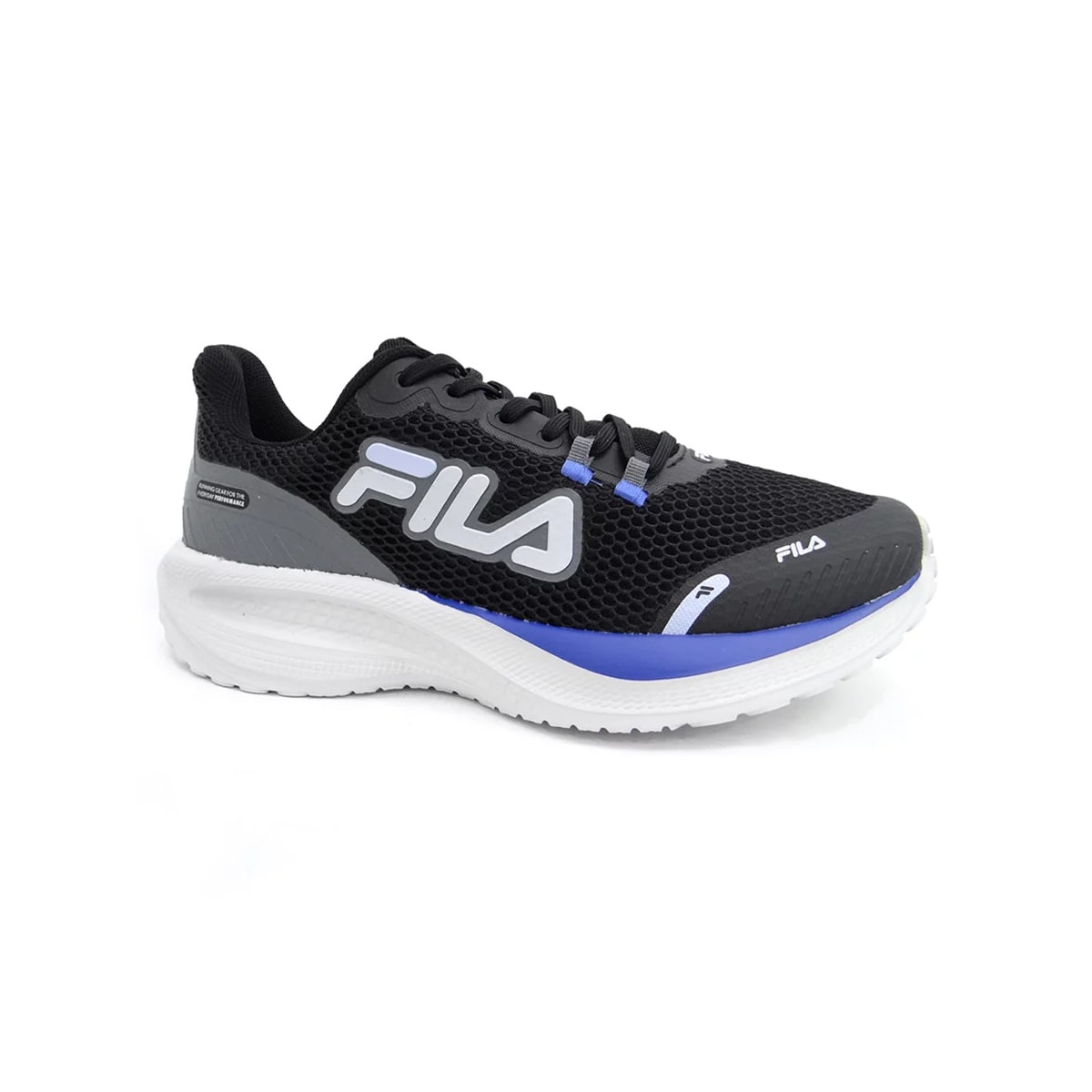 Tênis Fila Athlon Masculino 1092544 Preto/Royal/Azul Cla Tênis Fila Athlon Masculino 1092544 Preto/Royal/Azul Cla