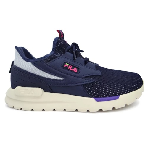 Tenis Fila Esporte Tr-knit Marinho/Blue/Rosa