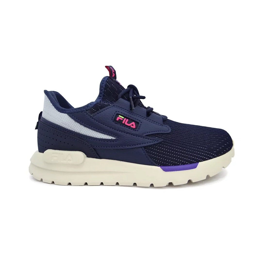 Tênis Fila Esporte Tr-knit Marinho/Blue/Rosa Tênis Fila Esporte Tr-knit Marinho/Blue/Rosa