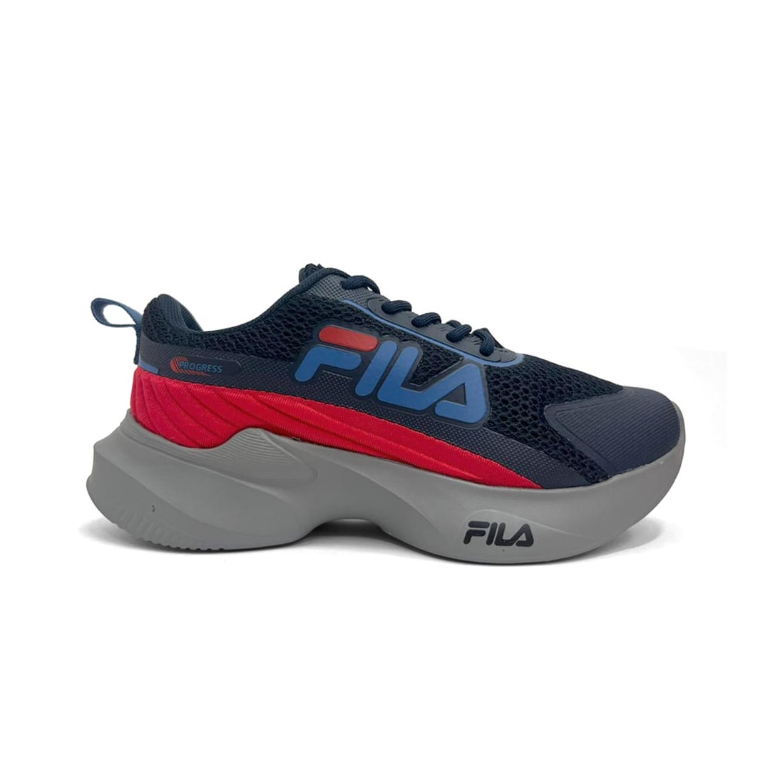 Tênis Fila Infantil Progress F04k00017 Marinho