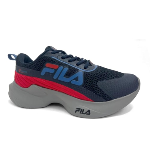 Tênis Fila Infantil Progress F04k00017 Marinho