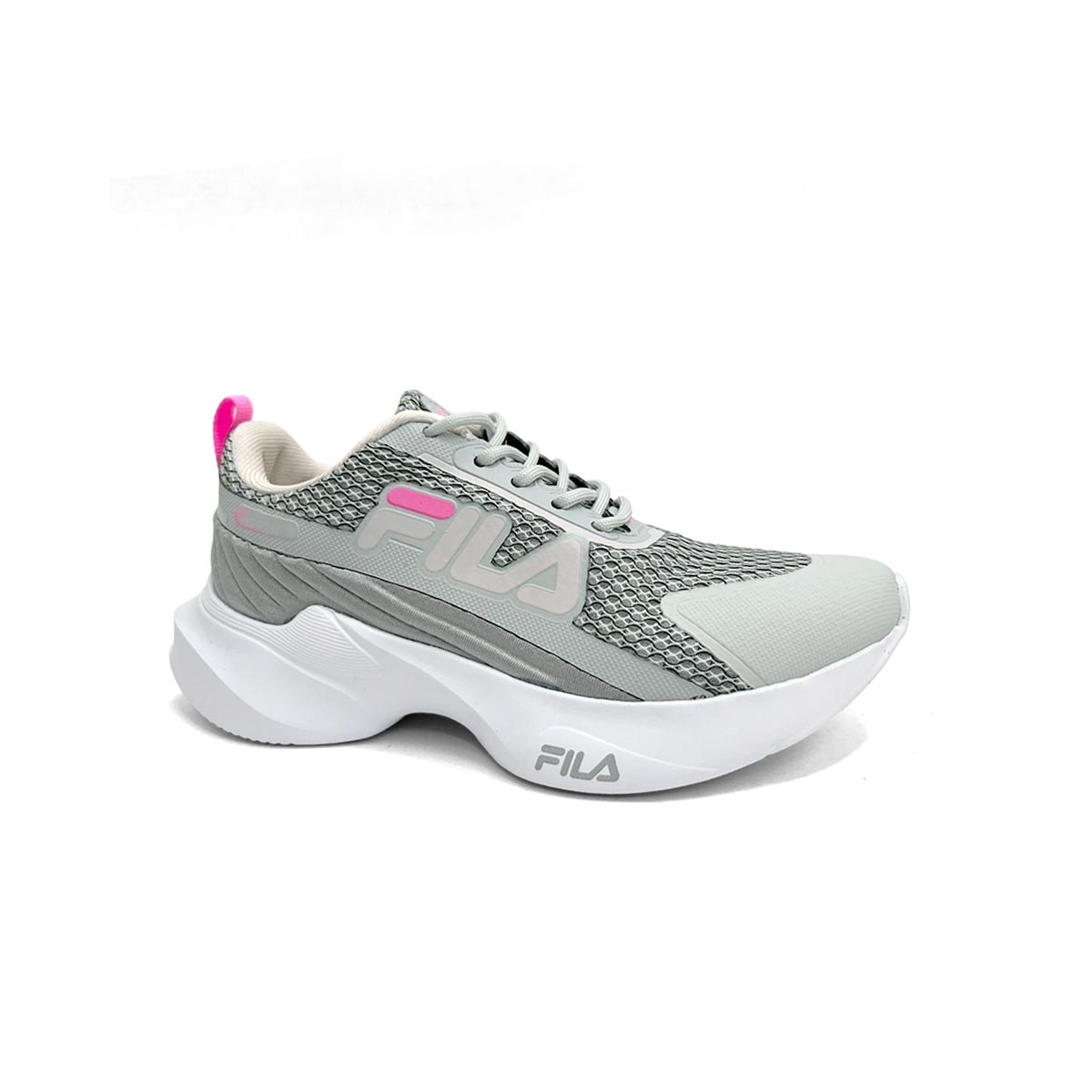 Tênis Fila Kids Shoes Progress F04k00017-7438 Cinza Gelo