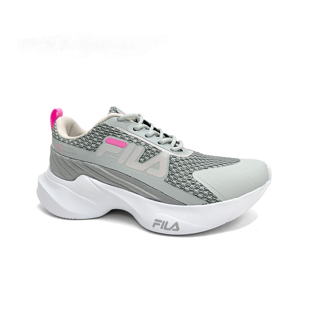 Tênis Fila Kids Shoes Progress F04k00017-7438 Cinza Gelo