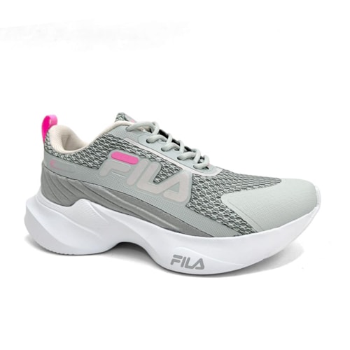 Tênis Fila Kids Shoes Progress F04k00017-7438 Cinza Gelo