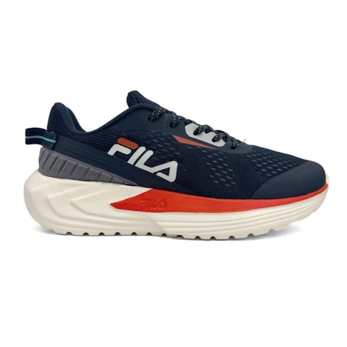 Detalhe - Tênis Fila Masculino Diffusion F01tr00065 Marinho