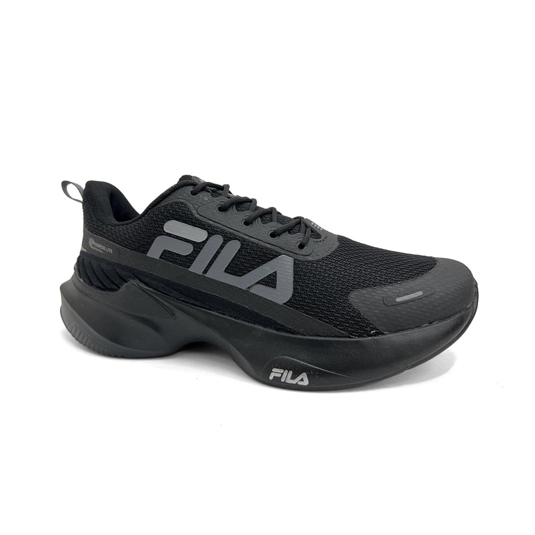 Tênis Fila Masculino Progress Lite F01tr0004 Preto Tênis Fila Masculino Progress Lite F01tr0004 Preto