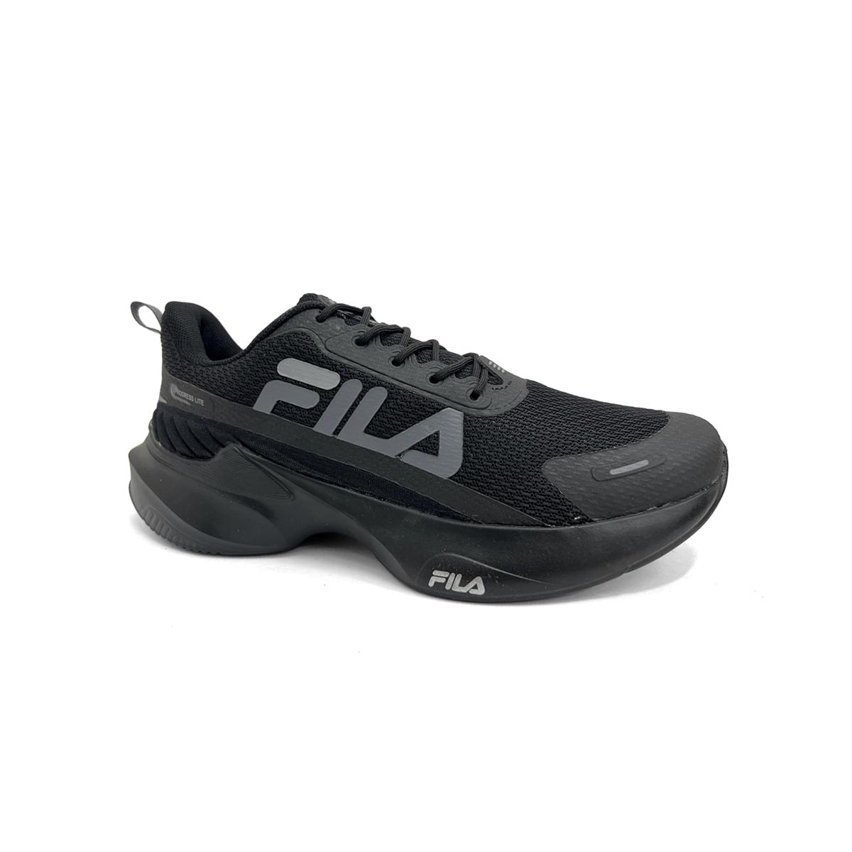 Tênis Fila Masculino Progress Lite F01tr0004 Preto Tênis Fila Masculino Progress Lite F01tr0004 Preto