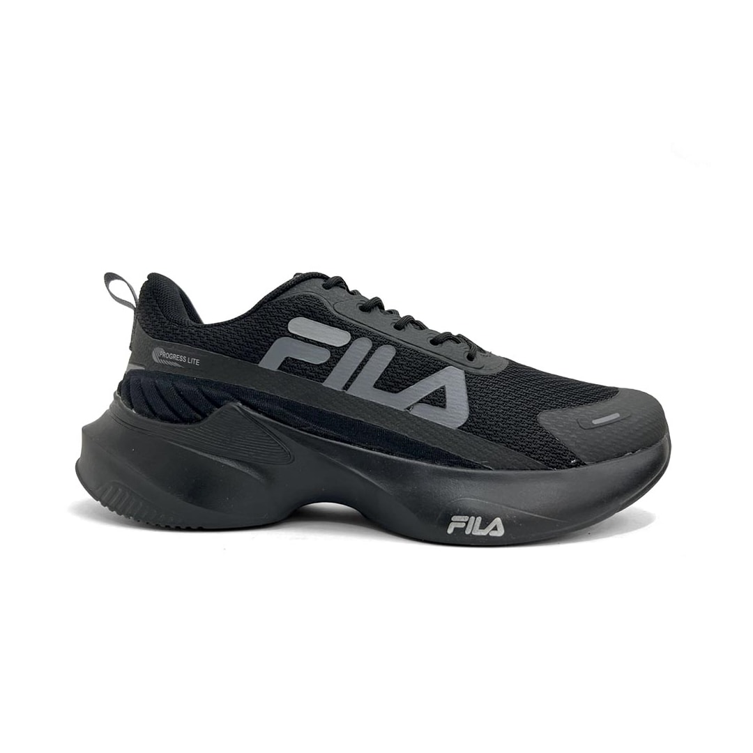 Tênis Fila Masculino Progress Lite F01tr0004 Preto Tênis Fila Masculino Progress Lite F01tr0004 Preto