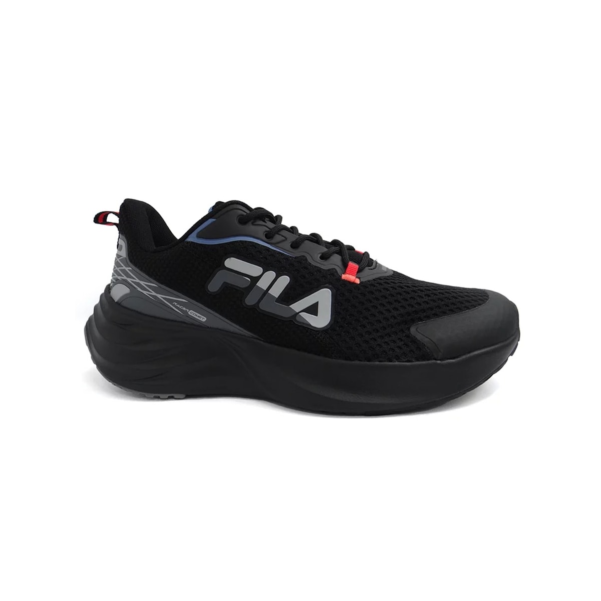 Tênis Fila Racer Comet Masculino F01r00118 Preto/Azul/Coral Tênis Fila Racer Comet Masculino F01r00118 Preto/Azul/Coral