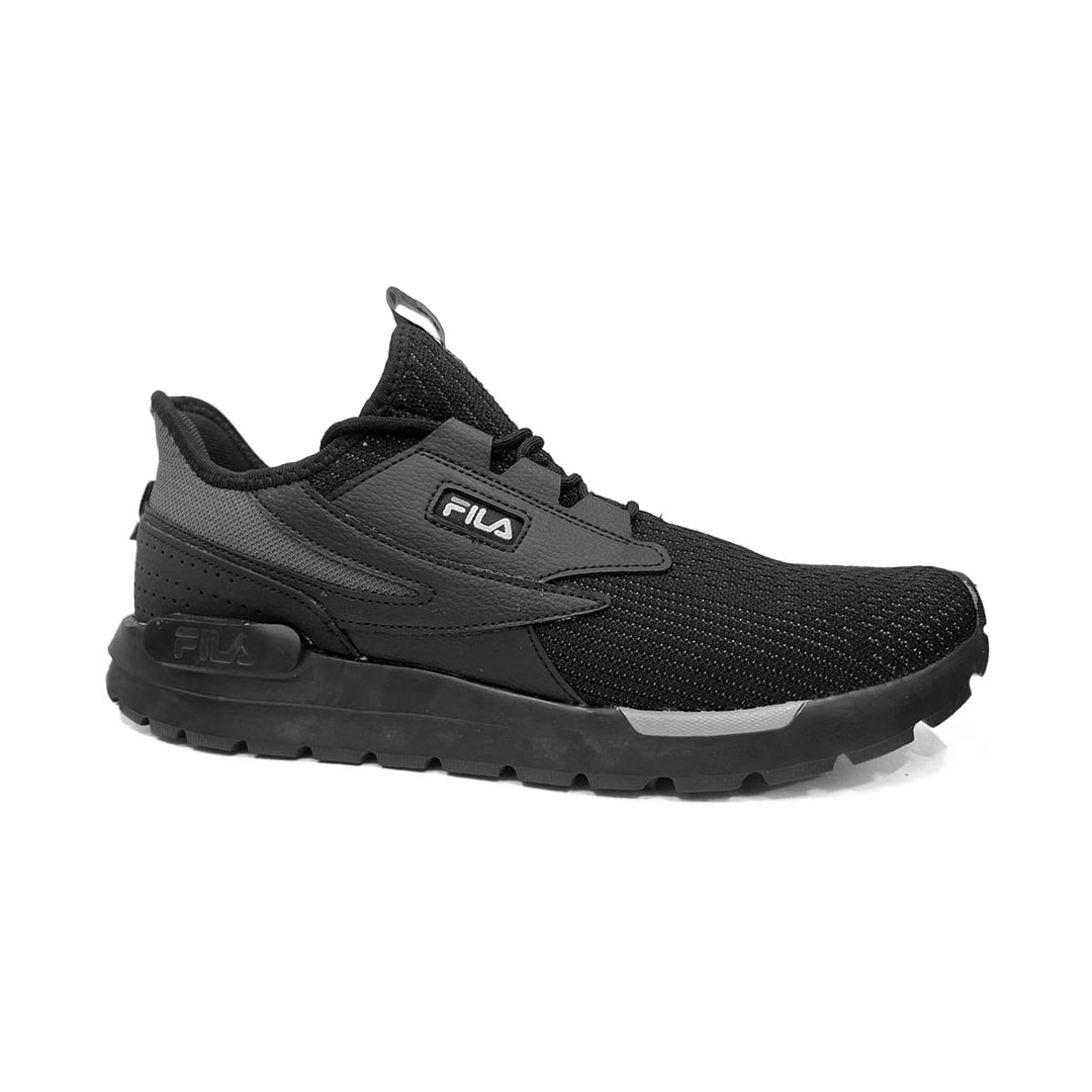 Tênis Fila Shoes Tr-Knit Masculino 1073996 Preto/Cinza/Branco Tênis Fila Shoes Tr-Knit Masculino 1073996 Preto/Cinza/Branco