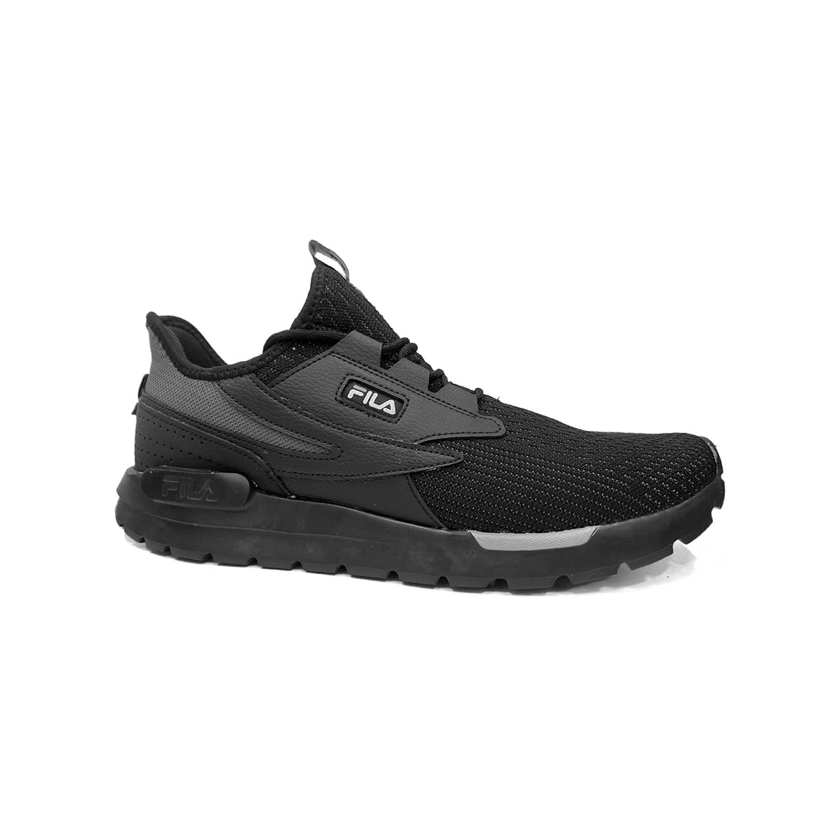 Tênis Fila Shoes Tr-Knit Masculino 1073996 Preto/Cinza/Branco Tênis Fila Shoes Tr-Knit Masculino 1073996 Preto/Cinza/Branco