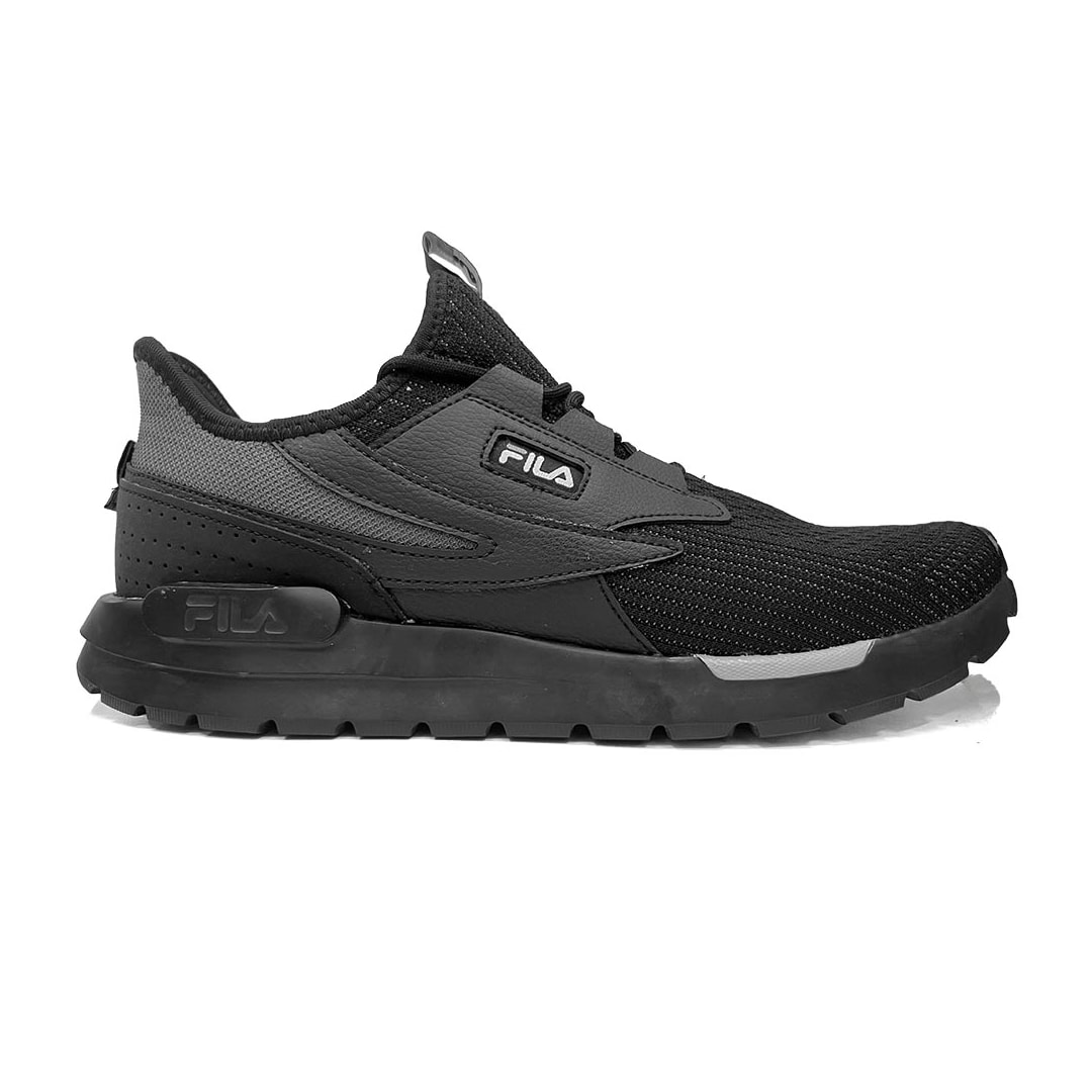 Tênis Fila Shoes Tr-Knit Masculino 1073996 Preto/Cinza/Branco Tênis Fila Shoes Tr-Knit Masculino 1073996 Preto/Cinza/Branco