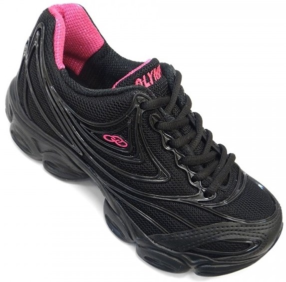 tenis olympikus preto e rosa