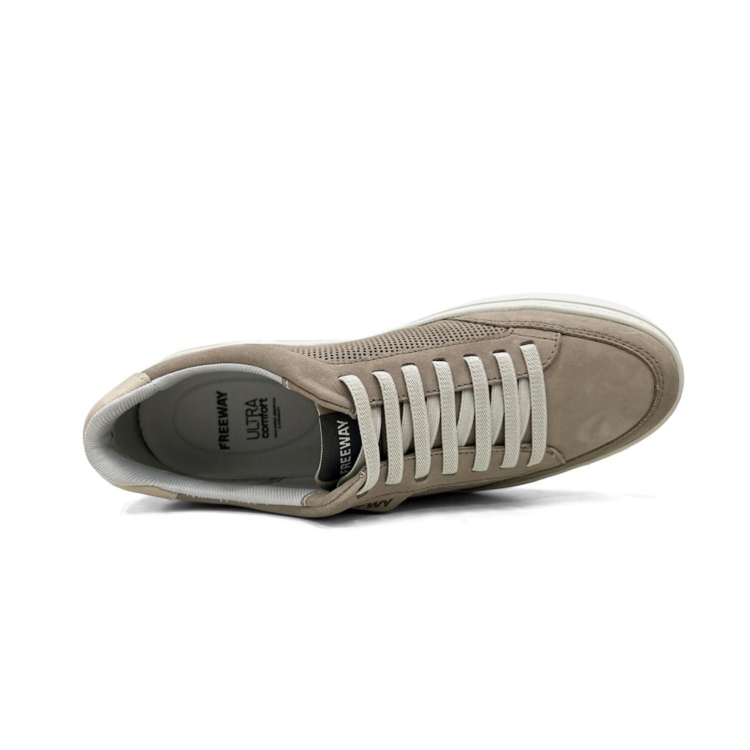 Tênis Freeway Casual Couro Evo04 Taupe Tênis Freeway Casual Couro Evo04 Taupe
