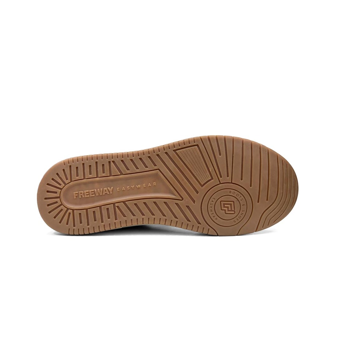 Tênis Freeway Casual Couro Evo04 Taupe