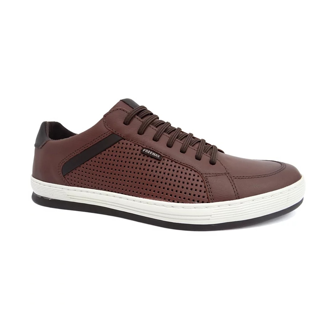 Tênis Freeway Casual Masculino Drip Angel Mogno Tênis Freeway Casual Masculino Drip Angel Mogno