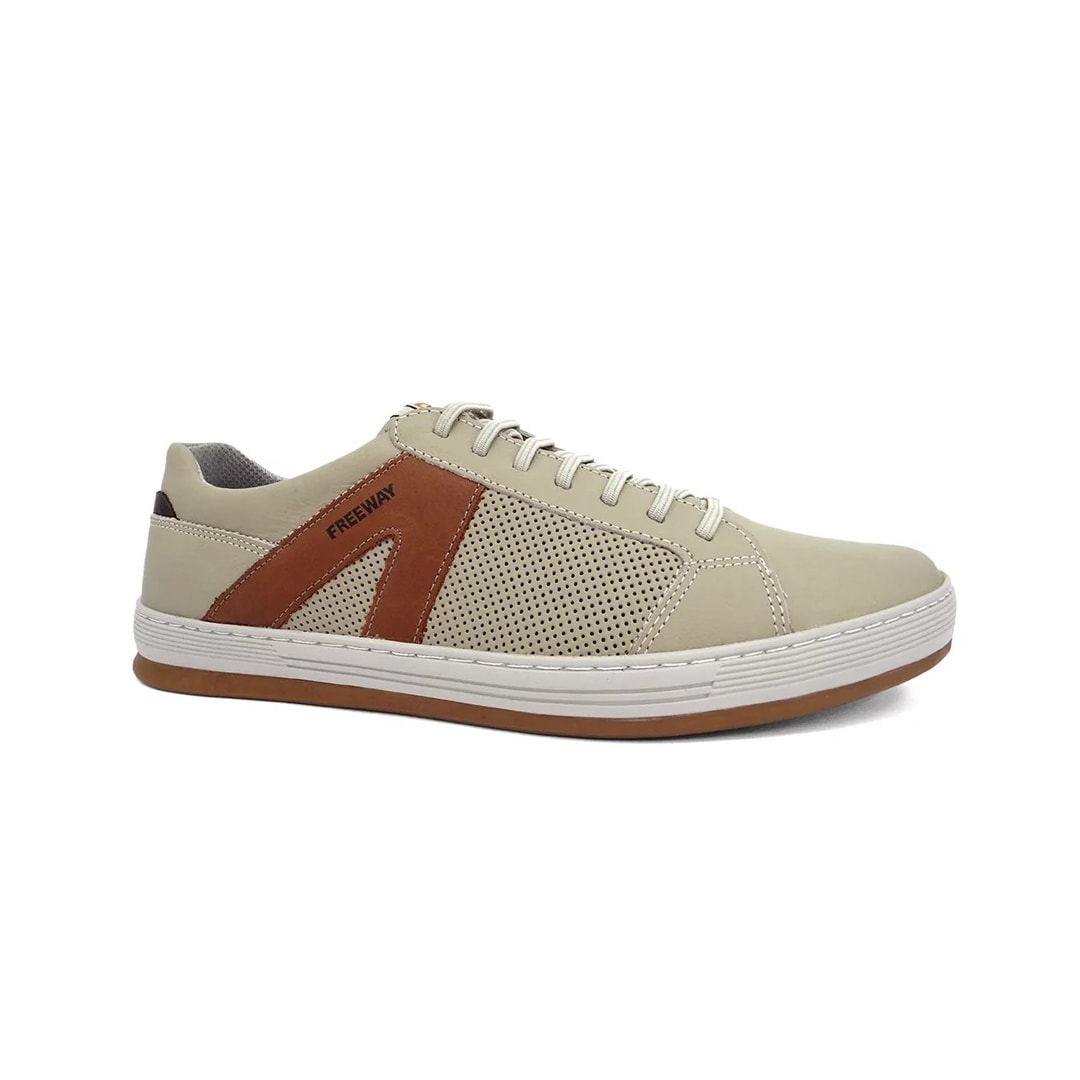 Tênis Freeway Casual Masculino Sound 005 Off White Tênis Freeway Casual Masculino Sound 005 Off White