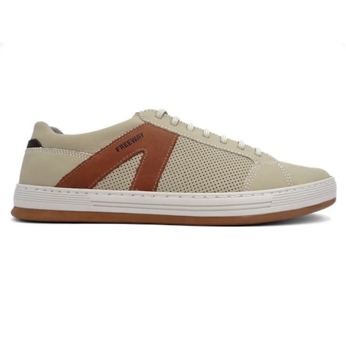 Detalhe - Tênis Freeway Casual Masculino Sound 005 Off White
