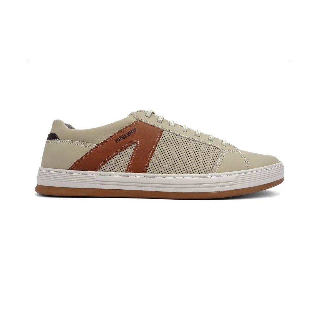 Tênis Freeway Casual Masculino Sound 005 Off White Tênis Freeway Casual Masculino Sound 005 Off White