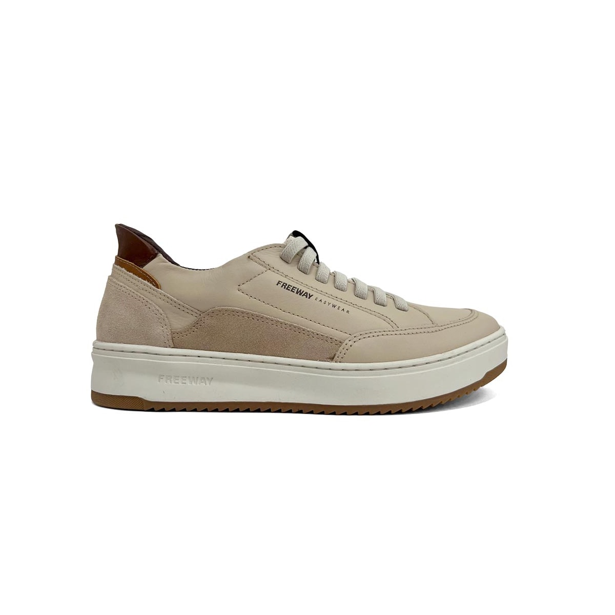 Tênis Freeway Masculino Casual Couro Automatic 01 Off White