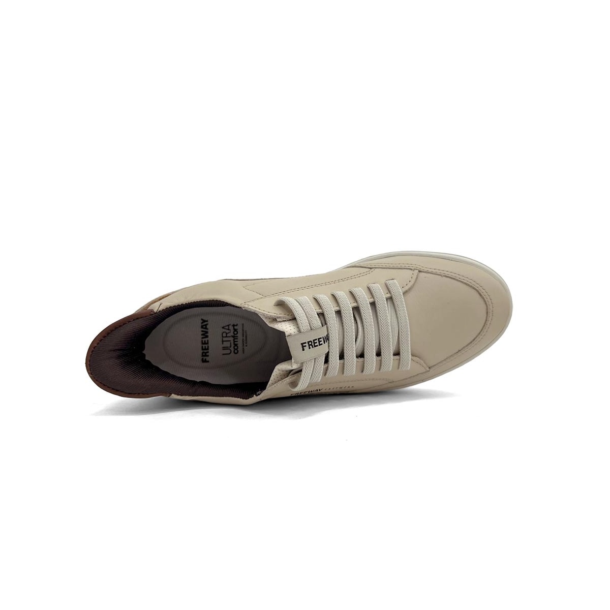 Tênis Freeway Masculino Casual Couro Automatic 01 Off White Tênis Freeway Masculino Casual Couro Automatic 01 Off White