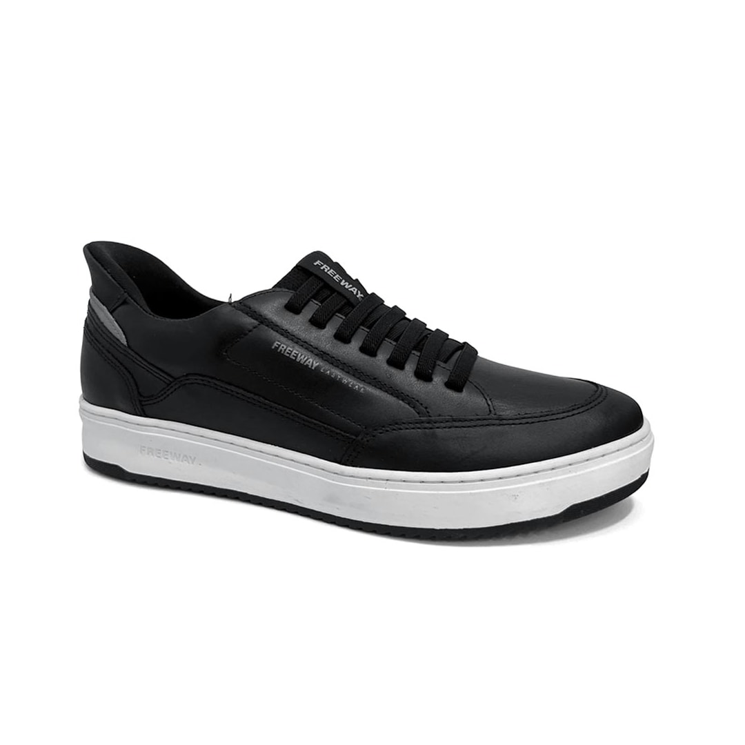 Tênis Freeway Masculino Casual Couro Automatic 01 Preto