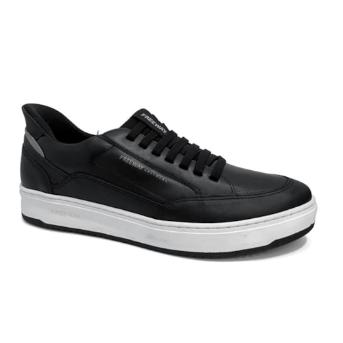 Tênis Freeway Masculino Casual Couro Automatic 01 Preto