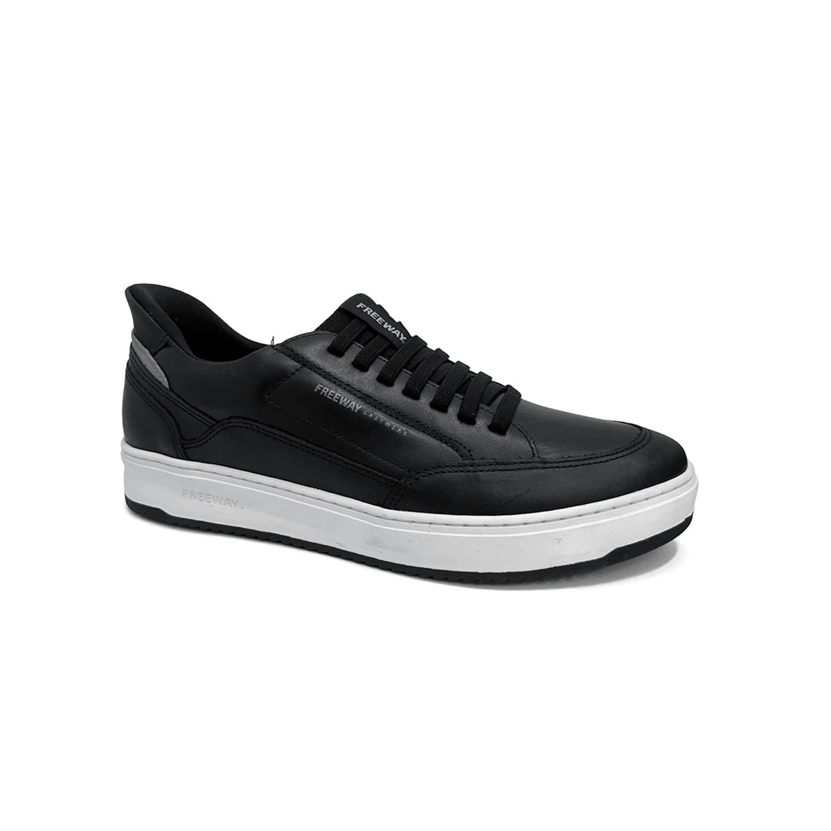 Tênis Freeway Masculino Casual Couro Automatic 01 Preto Tênis Freeway Masculino Casual Couro Automatic 01 Preto