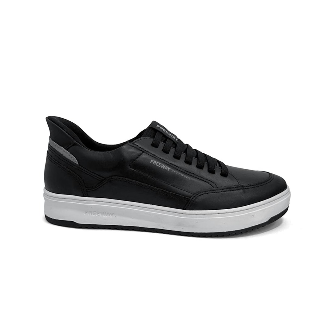 Tênis Freeway Masculino Casual Couro Automatic 01 Preto