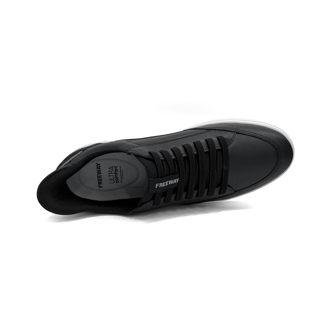 Tênis Freeway Masculino Casual Couro Automatic 01 Preto