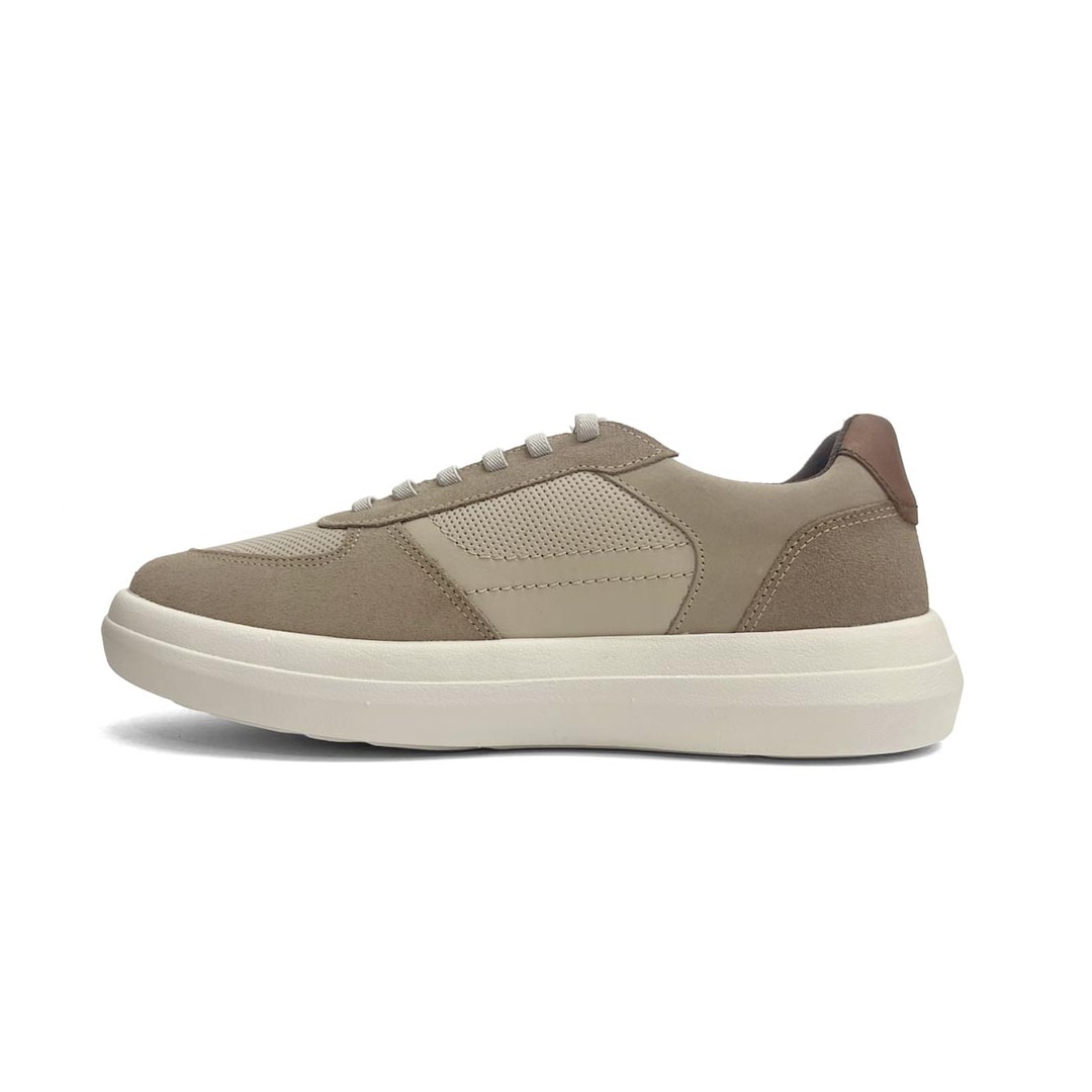 Tênis Freeway Masculino Casual Couro E-Move04 Off White Tênis Freeway Masculino Casual Couro E-Move04 Off White