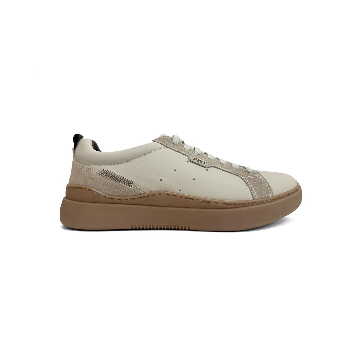 Tênis Freeway Masculino Casual Em Couro Dam 01 Patagonia Off White Tênis Freeway Masculino Casual Em Couro Dam 01 Patagonia Off White